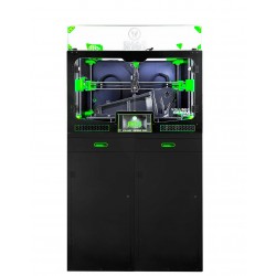 Imprimante 3D Volumic SH65+ vue avant avec workstation (option)