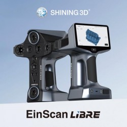 Scanner 3D Shining 3D Einscan Libre vue des capteurs et de l'écran