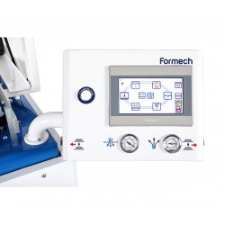 Thermoformeuse Formech 1372 écran tactile avec vue de l'accueil du logiciel