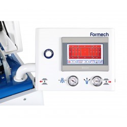 Thermoformeuse Formech 1372 écran tactile avec vue des zones de chauffes