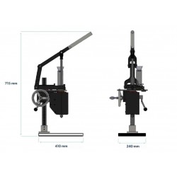 HoliPress 38, dimensions