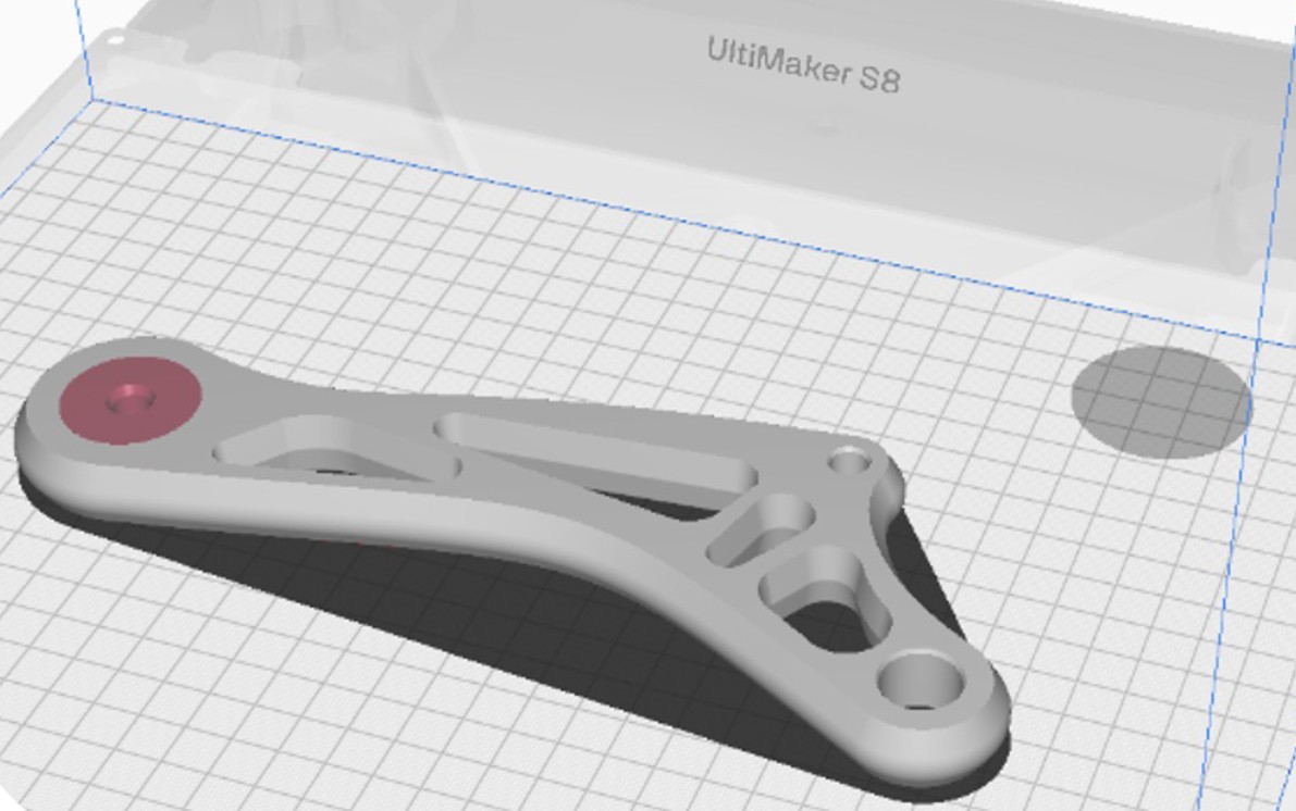 Objet 3D imprimé en multimatériaux