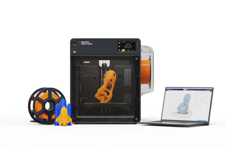 Imprimante 3D UltiMaker Skecth Sprint avec travail d'impression