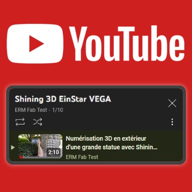 La playlist EinStar VEGA sur la chaine Youtube ERM Fab&Test